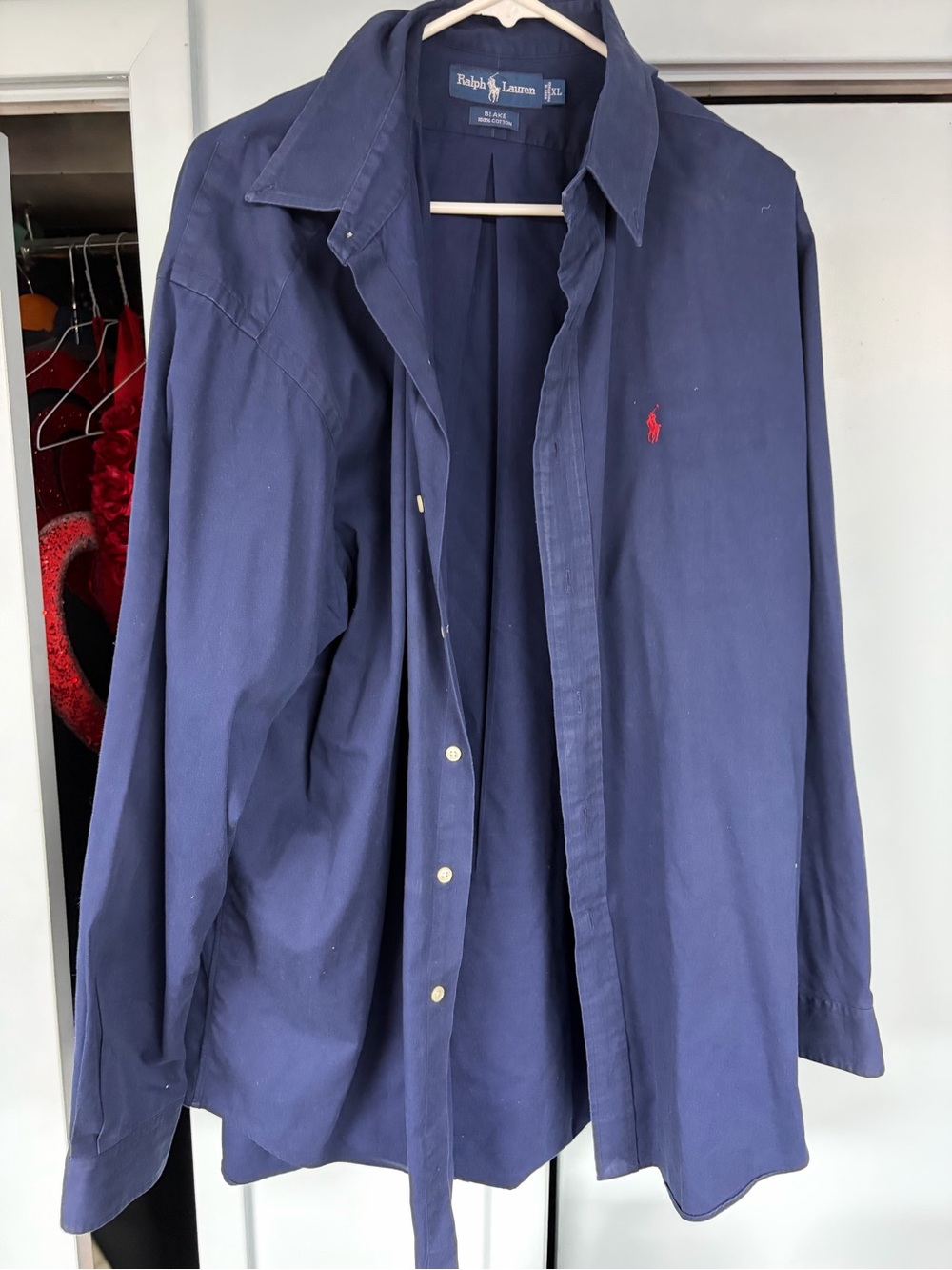 90s y2k Ralph Lauren Designer Blake model button down dress shirt size XL